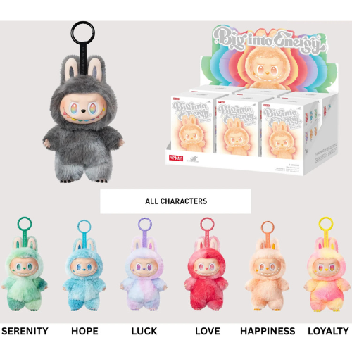 Labubu “Big into Energy” Blind Box – Hoaxer Vinyl Plush Pendant (Random Surprise)